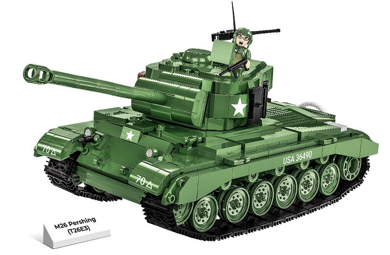 M26 Pershing T26E3 WWII - Plastová stavebnice COBI