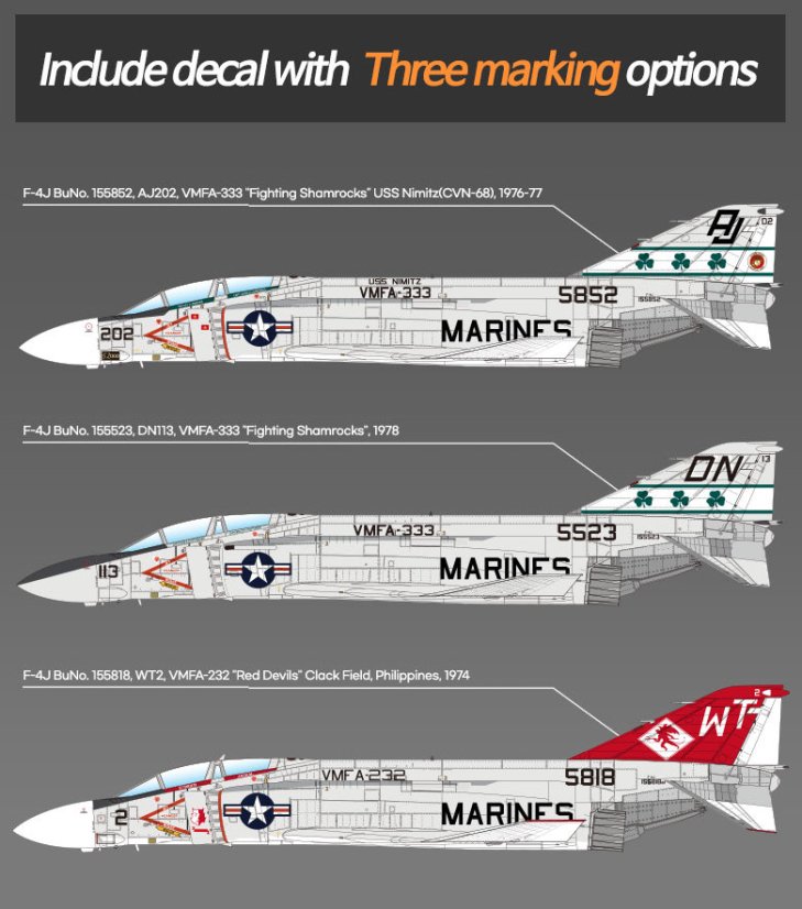 USMC F-4J Phantom II - VMFS-333 fighting Shamrocks