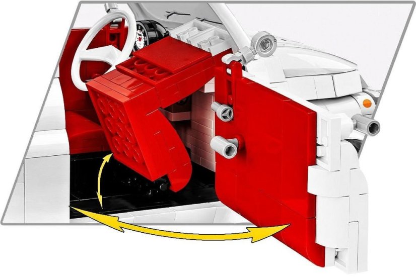 Fiat Abarth 595, 1:12 - Plastová stavebnice COBI