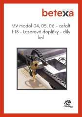 MV Model 04, 05, 06 - asphalt 1:18 - Laser accessories - wheel parts
