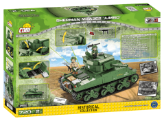 Sherman M4A3E2 Jumbo WWII - Plastová stavebnice COBI