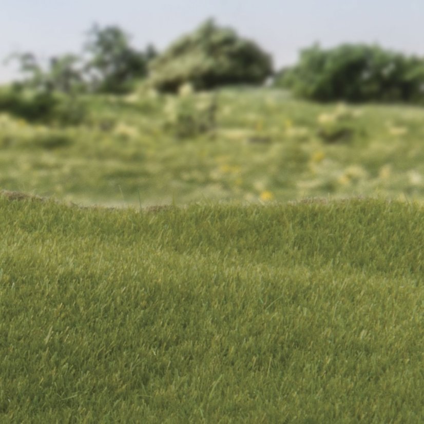 Statická tráva - Tmavě zelená - 2mm