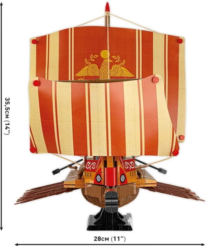 Římská válečná loď - Plastová stavebnice COBI