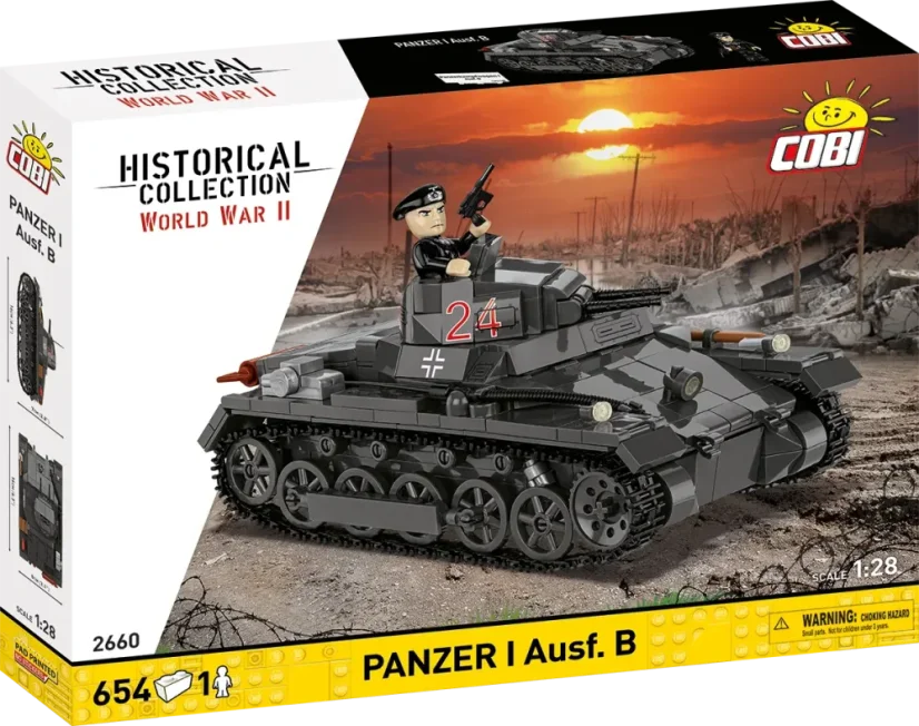 Panzer I Ausf B WWII - Plastová stavebnice COBI