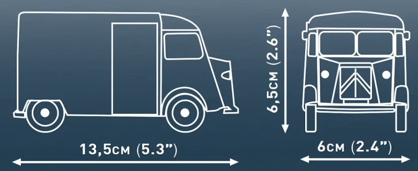Citroën Type H - Plastová stavebnice COBI