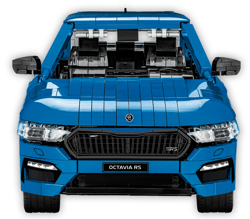 Škoda Octavia IV RS, 1:12 - Plastová stavebnice COBI