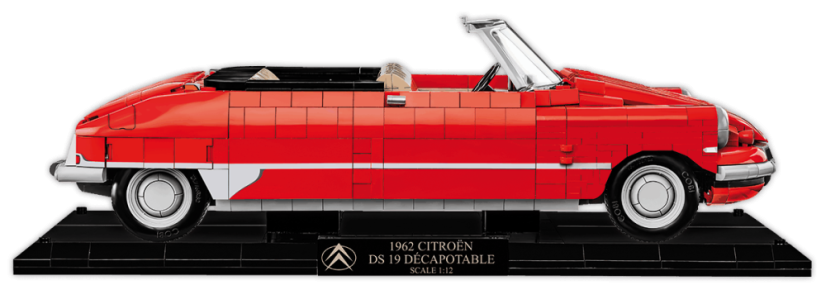 Citroën DS 19 Cabrio 1962, 1:12 - Plastová stavebnice COBI