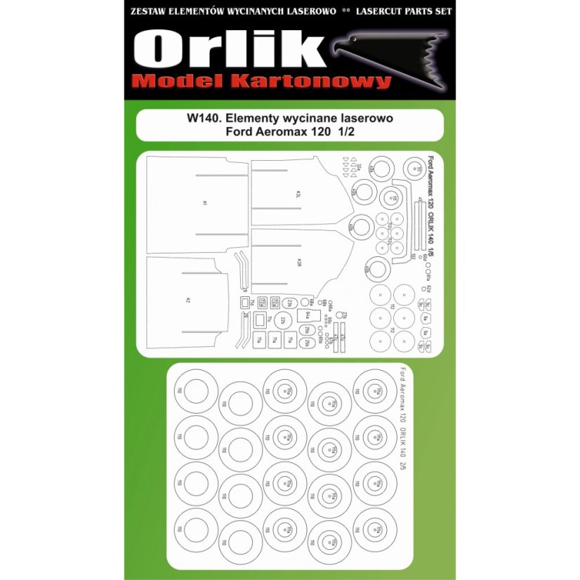 Ford LTLA 9000 - Laserové doplňky - kostra, detaily, dezény