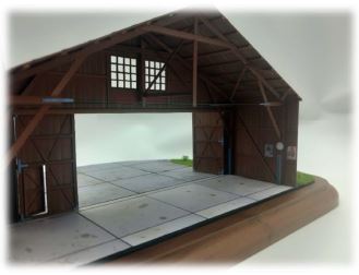 Dřevěný hangár z 1. pol. 20. století