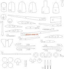 Caundron CR.714C1 - Laserové doplňky - kostra