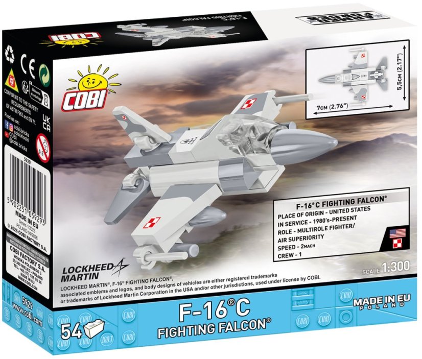 Armed Forces F-16 C Fighting Falcon - Plastová stavebnice COBI