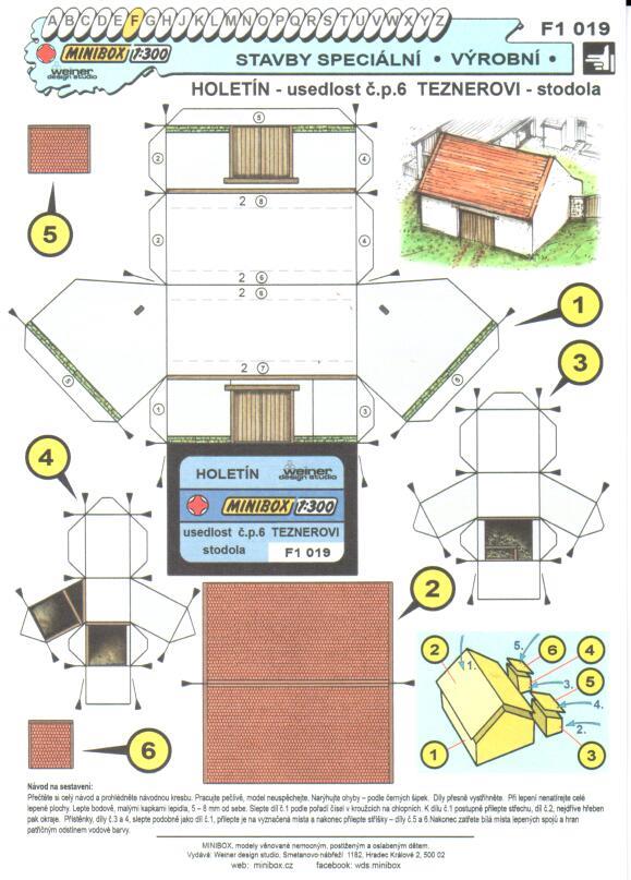 Teznerovi - stodola, usedlost č.p.6, Holetín