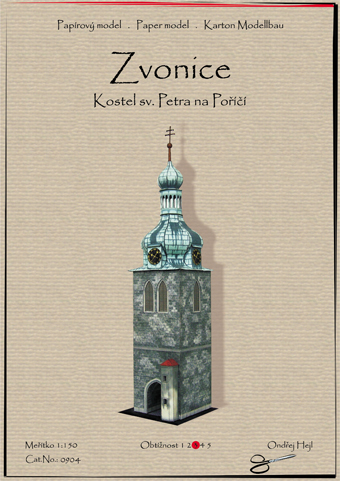 Zvonice kostela sv. Petra na Poříčí
