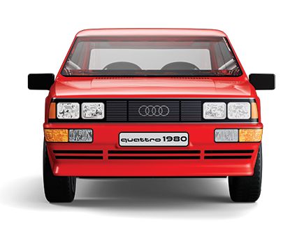 Audi Quattro 1980 - Plastová stavebnice COBI