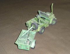Jeep Willys MB with trailer