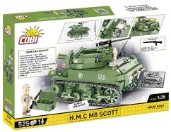 H.M.C M8 Scott WW II - Plastová stavebnice COBI
