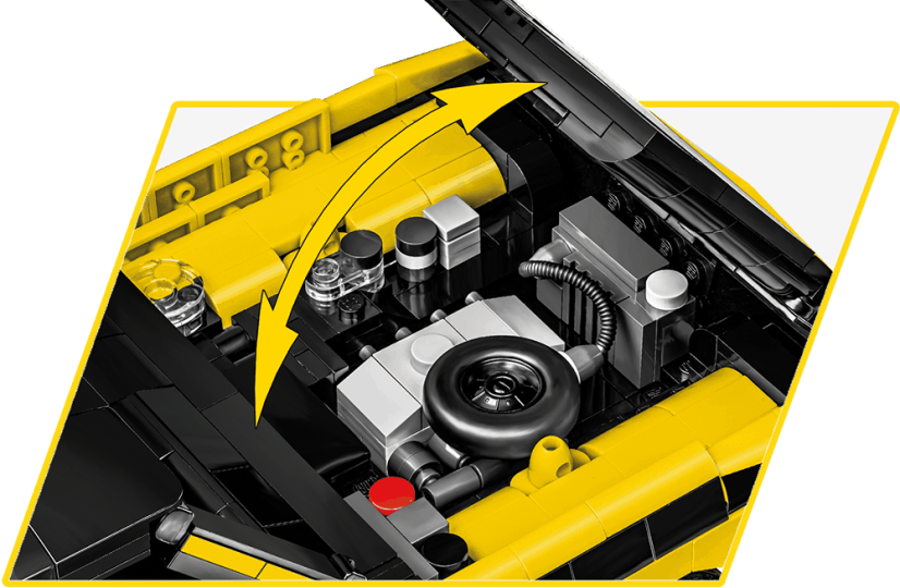 Opel Manta A 1970, 1:12 - Plastová stavebnice COBI