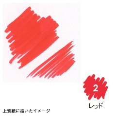 Vodovkový fix - červený