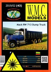 Mack RW 719 sklápač - Laserové doplnky - dezény, diely kolies