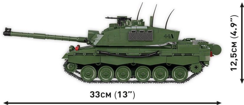 Britský tank Challenger 2 - Plastová stavebnice COBI