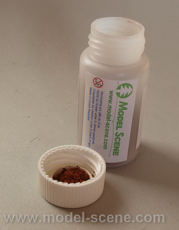 Pigment do vody - hrdzavo hnedý