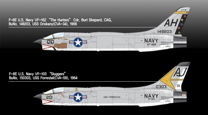 F-8E VF-162 "The Hunters"