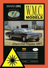 Chevrolet Impala 1967 - Laserové doplňky - kostra