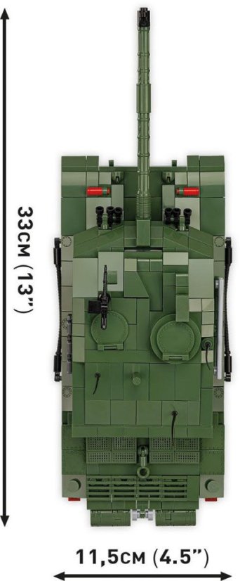 Britský tank Challenger 2 - Plastová stavebnice COBI
