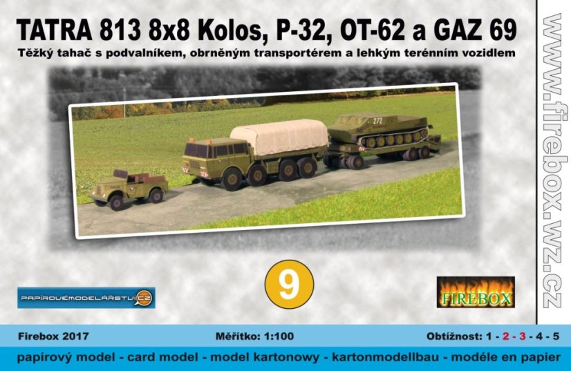 Souprava Tatra Kolos, podvalník, transportér a terénní vůz