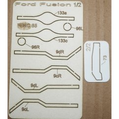 Ford Fusion - Nascar 2013 - Laserové doplňky - kostra