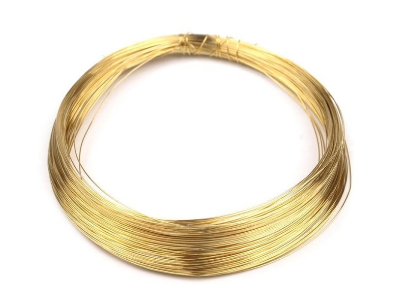 Drôt Ø0,18 mm zlatá