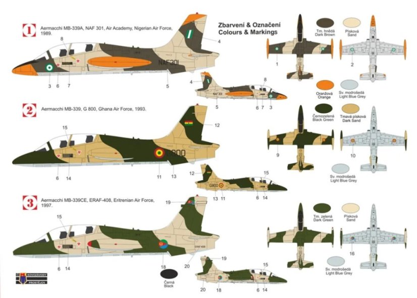 Aermacchi MB-339"African users" 1/72