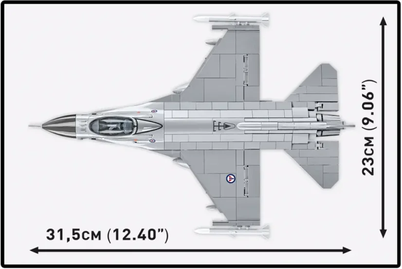 F-16 AM - Fighting Falcon - Plastová stavebnice COBI