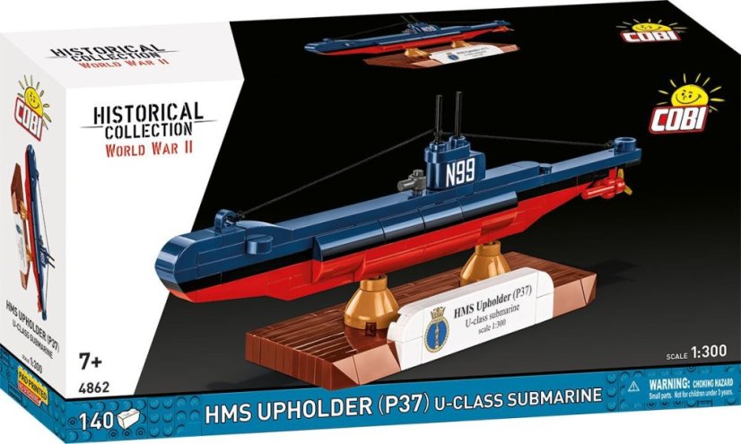 HMS Upholder (P37) U-class ponorka WWII - Plastová stavebnice COBI