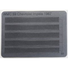 Chevrolet Impala 1967 - Laser accessories - patterns