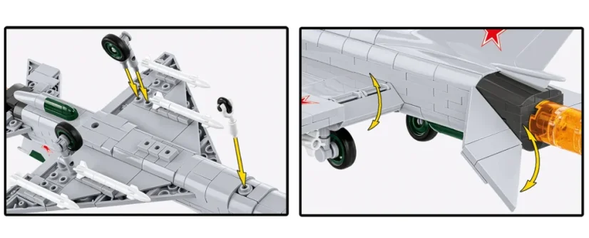 MIG-21 (Poľsko/ZSSR) – Plastová stavebnica COBI