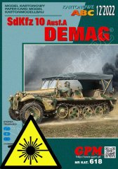 DEMAG SdKfz 10 Ausf A - Laserové doplňky - kostra, díly kol, detaily