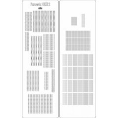 Steam locomotive OKl 12 - Laser accessories - set of bolts and rivets