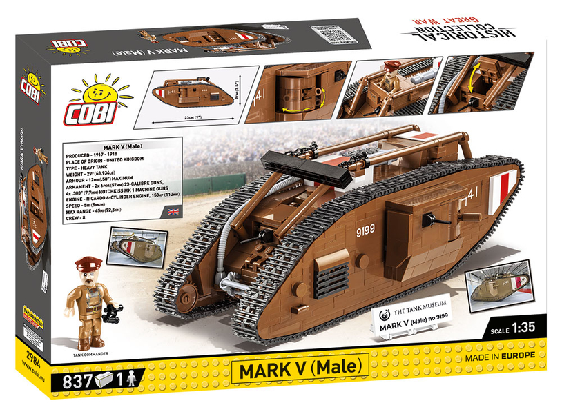 MARK V (Male) - Plastová stavebnice COBI