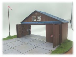 Dřevěný hangár z 1. pol. 20. století