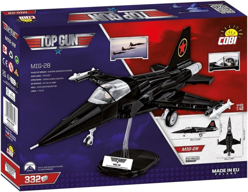 TOP GUN MiG-28 - Plastová stavebnice COBI