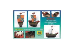 Zvezda - English Medieval Ship Thomas (1:72) - 9038 – detail 0