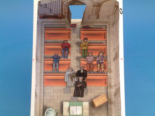 Maxi Kirche - Jednoduchý kostel s interiérem