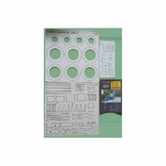 Traktor bagr EO-2621 JuMZ-6 - Laserové doplňky - kostra, díly kol