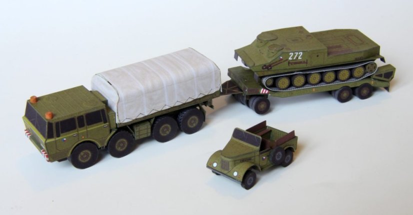 Souprava Tatra Kolos, podvalník, transportér a terénní vůz