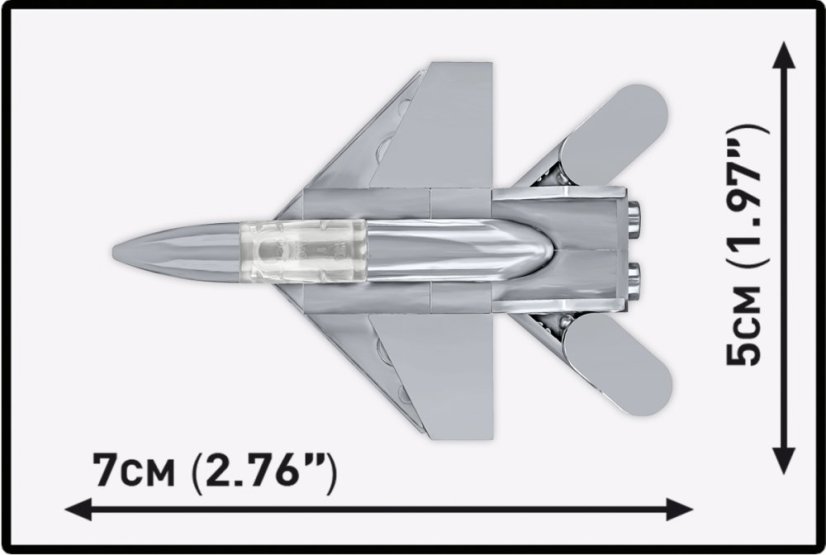 Armed Forces MIG-29 - Plastová stavebnice COBI