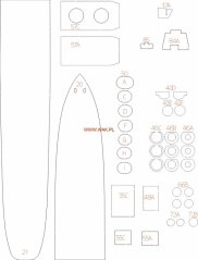 Torpedoboot HNoMS Eskdale - Laser accessories - skeleton