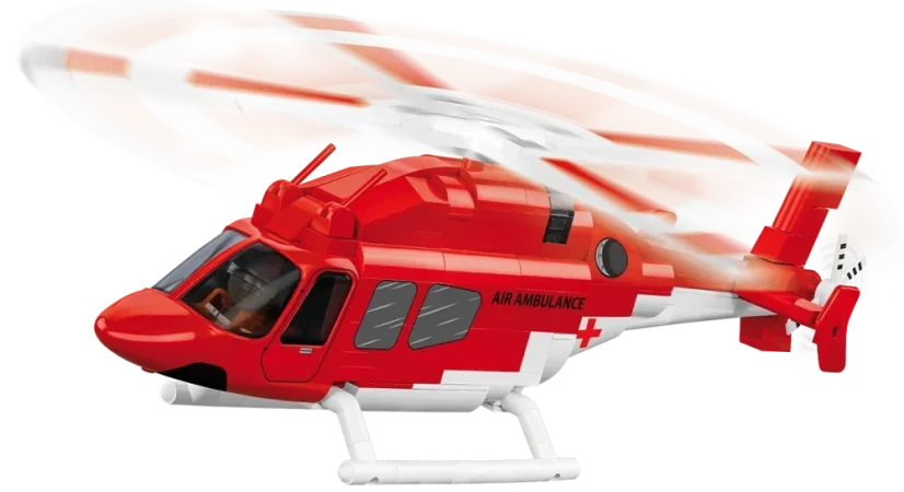 Bell 429 - Letecká záchranka - Plastová stavebnice COBI