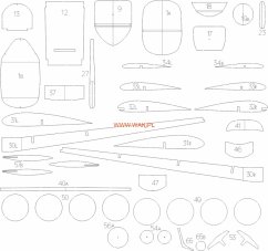 Morane-Saulnier 406C1 - Finlandia - Laserové doplňky - kostra