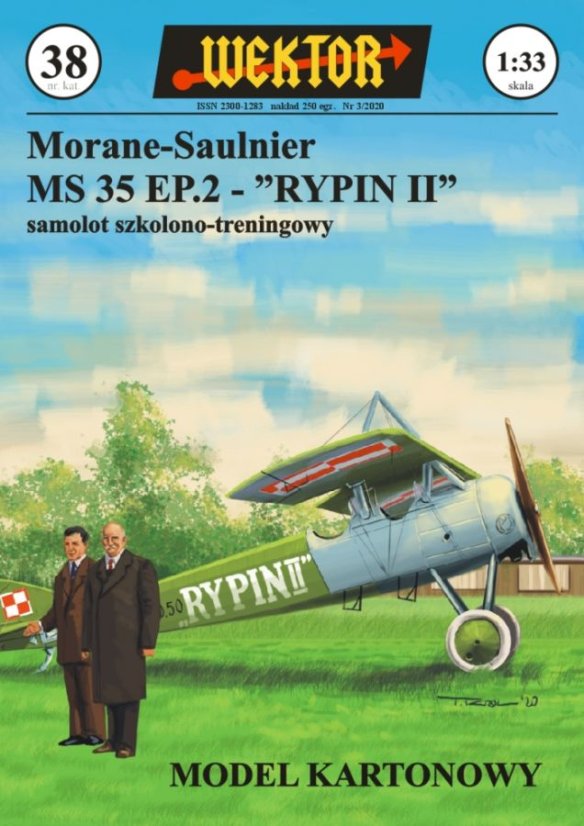 Cvičný letoun Morane-Saulnier MS 35 EP.2 - "RYPIN II"